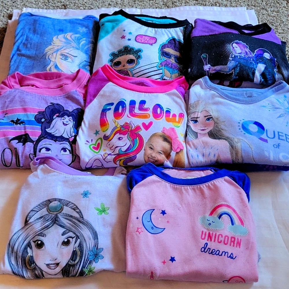 8 sets of 6/6x pajamas